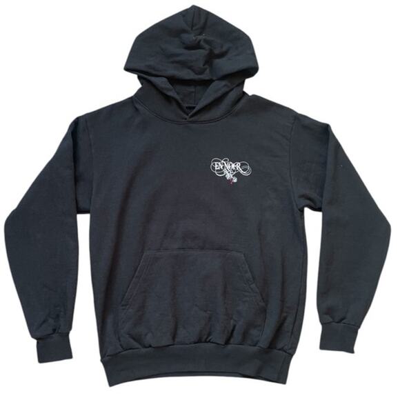 En Noir by Rob Garcia Logo Black Hoodie Size Medium - Picture 1 of 7